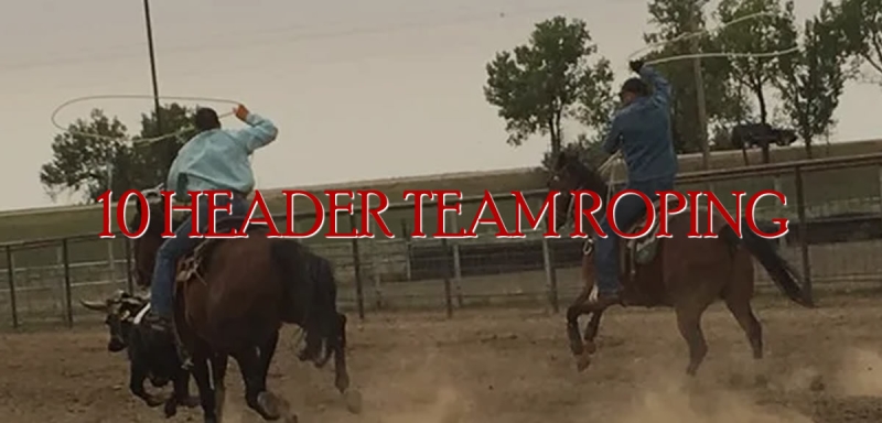 10 Header Team Roping